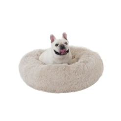 Tall Tails Cuddle Donut Pet Bed Khaki -Mutts And Co-us TallTailsCuddleDonutPetBedKhaki