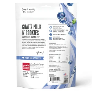 The Honest Kitchen Goat's Milk N' Cookies Blueberry & Vanilla Dog Treats, 8 Oz 4 The Honest Kitchen Goat's Milk N' Cookies Blueberry & Vanilla Dog Treats, 8 Oz - Image 2