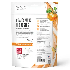 The Honest Kitchen Goat's Milk N' Cookies Pumpkin & Cinnamon Dog Treats, 8 Oz 4 The Honest Kitchen Goat's Milk N' Cookies Pumpkin & Cinnamon Dog Treats, 8 Oz - Image 2