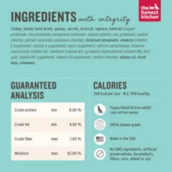 The Honest Kitchen One Pot Stew Simmered Turkey & Quinoa Stew Wet Dog Food, 10.5-oz -Mutts And Co-us TheHonestKitchenOnePotStewSimmeredTurkey QuinoaStewWetDogFood 10.5 oz 1