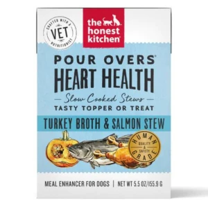 The Honest Kitchen Pour Overs Heart Health Turkey Broth & Salmon Stew Wet Dog Food 5.5 Oz 3 The Honest Kitchen Pour Overs Heart Health Turkey Broth & Salmon Stew Wet Dog Food 5.5 Oz