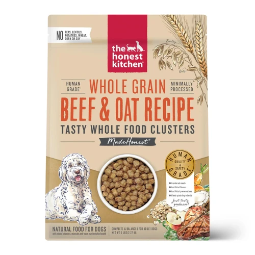 The Honest Kitchen Whole Grain Beef Clusters Adult Dog Food 3 The Honest Kitchen Whole Grain Beef Clusters Adult Dog Food
