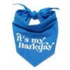 The Paws It's My BarkDay Dog Bandana Blue -Mutts And Co-us ThePawsIt sMyBarkDayDogBandanaPurple 1