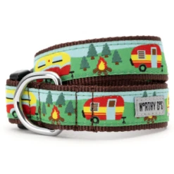 The Worthy Dog Happy Camper Dog Collar