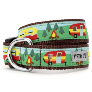 The Worthy Dog Happy Camper Dog Collar 3 The Worthy Dog Happy Camper Dog Collar