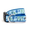 The Worthy Dog Pickleball Blue Dog Collar -Mutts And Co-us TheWorthyDogPickleballBlueDogCollar