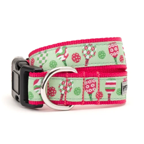 The Worthy Dog Pickleball Pink Dog Collar 3 The Worthy Dog Pickleball Pink Dog Collar