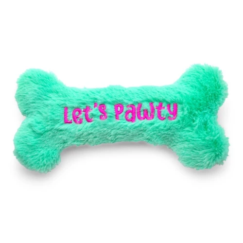 Thoozypet Birthday Bone Plush Dog Toy 3 Thoozypet Birthday Bone Plush Dog Toy