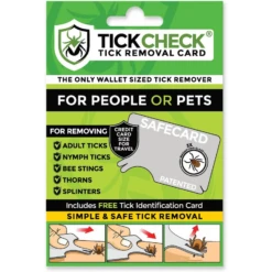 TickCheck Wallet Sized Tick Removal Card