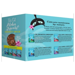 Tiki Cat Aloha Friends Cat Food Cans 3oz 12 Pk, Variety Pack 4 Tiki Cat Aloha Friends Cat Food Cans 3oz 12 Pk, Variety Pack - Image 2