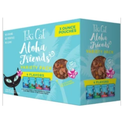 Tiki Cat Aloha Friends Cat Food Cans 3oz 12 Pk, Variety Pack