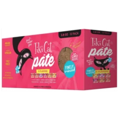 Tiki Cat Grill Pate Cat Food Cans 2.8 Oz 12 Count, Variety Pack