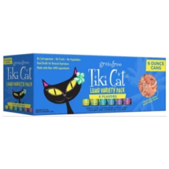 Tiki Cat Luau Cat Food Cans 6 Oz 8 Count, Variety Pack