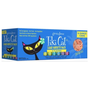 Tiki Cat Luau Cat Food Cans 6 Oz 8 Count, Variety Pack 3 Tiki Cat Luau Cat Food Cans 6 Oz 8 Count, Variety Pack