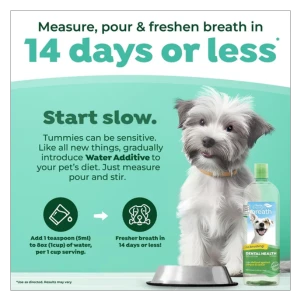 TropiClean Fresh Breath Water Additive For Dogs 33.8oz 7 TropiClean Fresh Breath Water Additive For Dogs 33.8oz - Image 5