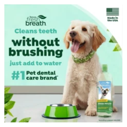 TropiClean Fresh Breath Water Additive For Dogs 33.8oz 11 TropiClean Fresh Breath Water Additive For Dogs 33.8oz -Mutts And Co-us TropiCleanFreshBreathWaterAdditiveForDogs33.8oz 4