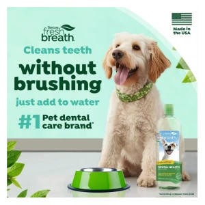 TropiClean Fresh Breath Water Additive For Dogs 33.8oz 5 TropiClean Fresh Breath Water Additive For Dogs 33.8oz - Image 3