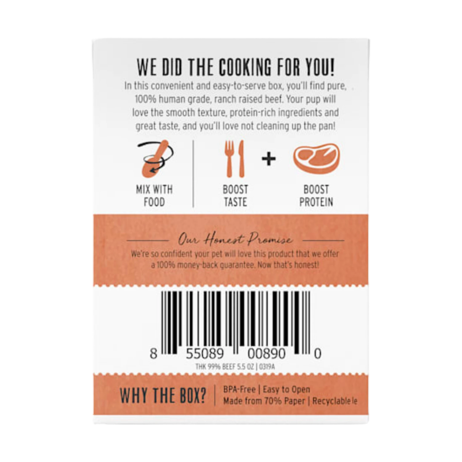 The Honest Kitchen Meal Boosters 99% Beef For Dogs, 5-oz Jar 4 The Honest Kitchen Meal Boosters 99% Beef For Dogs, 5-oz Jar - Image 2
