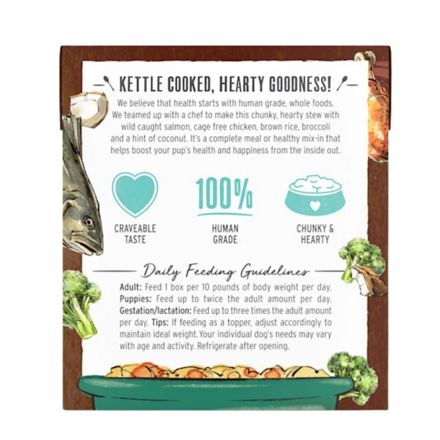 The Honest Kitchen One Pot Stew Simmered Salmon & Chicken Stew Wet Dog Food, 10.5-oz 4 The Honest Kitchen One Pot Stew Simmered Salmon & Chicken Stew Wet Dog Food, 10.5-oz - Image 2