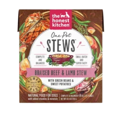 The Honest Kitchen One Pot Stews Braised Beef & Lamb Stew Wet Dog Food 10.5-oz