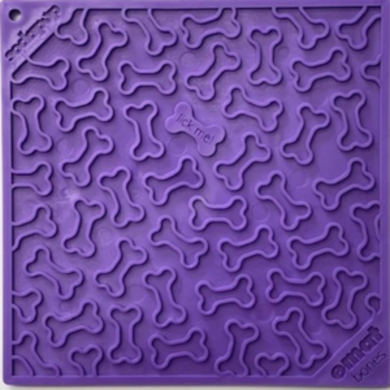 SodaPup Enriching Lick Mat Bones Large Purple 3 SodaPup Enriching Lick Mat Bones Large Purple