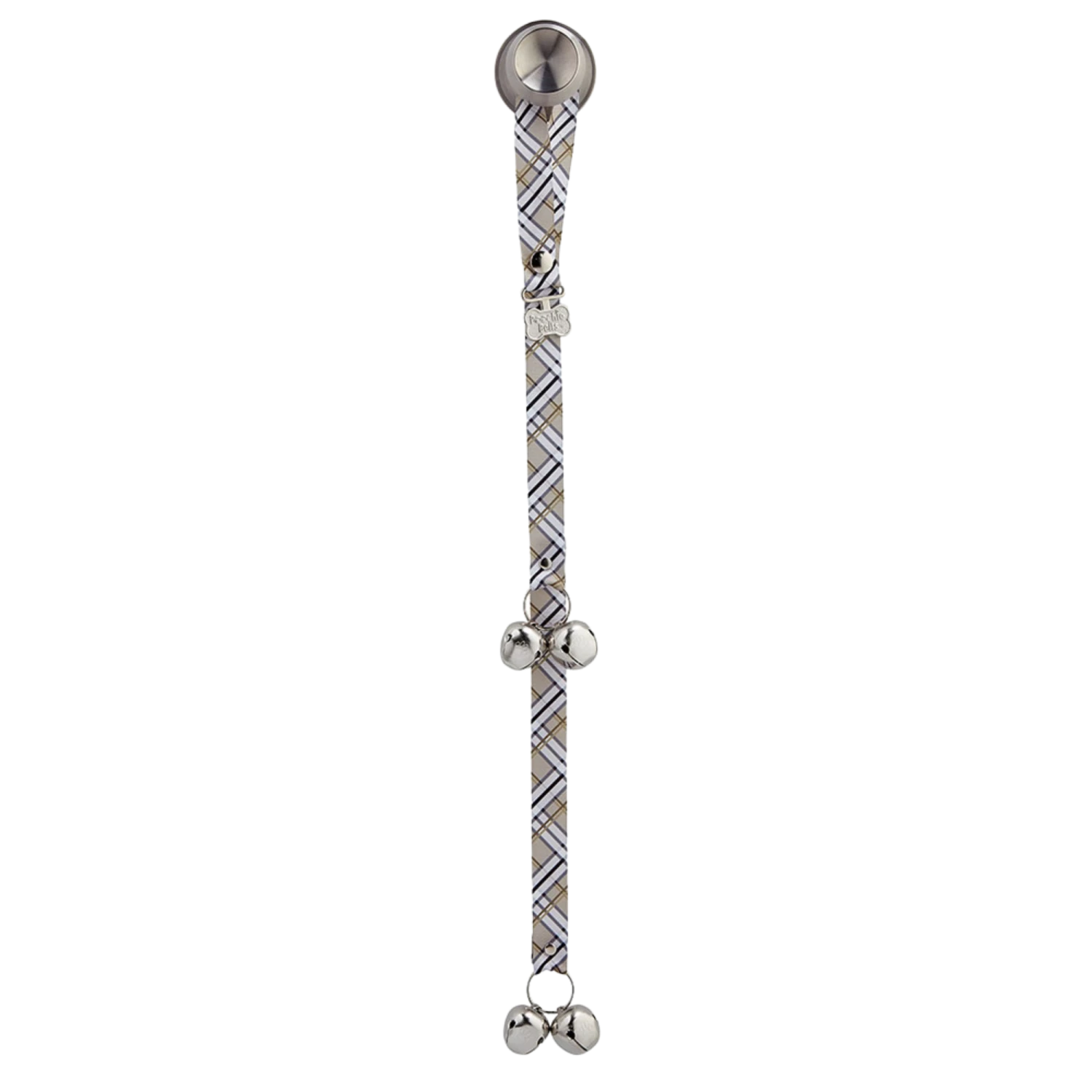 Poochie Pets PoochieBells® Dog Doorbells Plaid Sahara 3 Poochie Pets PoochieBells® Dog Doorbells Plaid Sahara