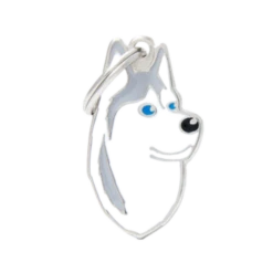 MyFamily Friends Collection Siberian Husky Tag Grey