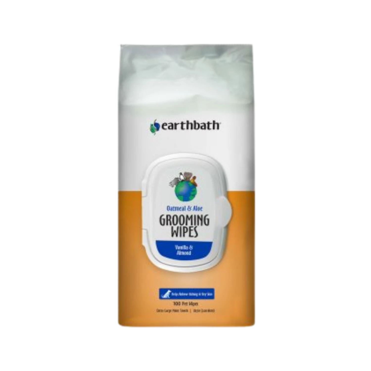 Earthbath Grooming Wipes, Oatmeal & Aloe 3 Earthbath Grooming Wipes, Oatmeal & Aloe