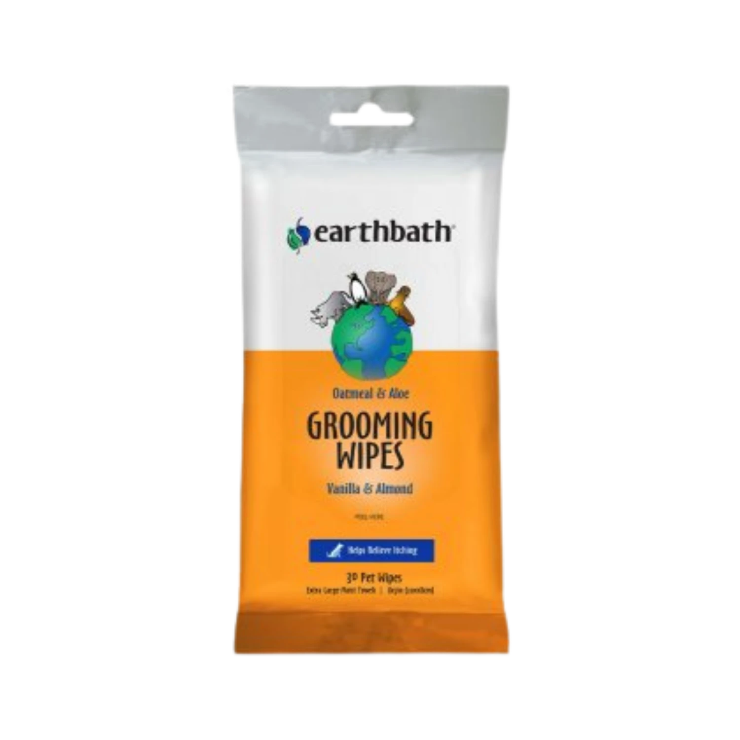 Earthbath Grooming Wipes, Oatmeal & Aloe 4 Earthbath Grooming Wipes, Oatmeal & Aloe - Image 2
