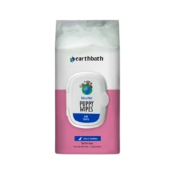 Earthbath Grooming Wipes, Ultra-Mild Puppy Wild Cherry