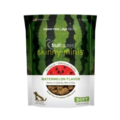 Fruitables Skinny Minis Watermelon Flavor Soft & Chewy Dog Treats 5oz