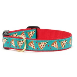 Up Country Pizza Lover Dog Collar