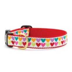 Up Country Pop Hearts Dog Collar
