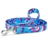 Up Country Tie Dye Printed Dog Lead 5 Foot - 1" Wide -Mutts And Co-us UpCountryTieDyePrintedDogLead