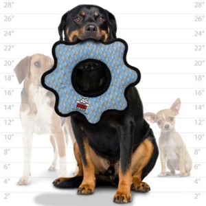 VIP Tuffy's Mega Gear Ring Dog Toy, Chain Link 5 VIP Tuffy's Mega Gear Ring Dog Toy, Chain Link - Image 3