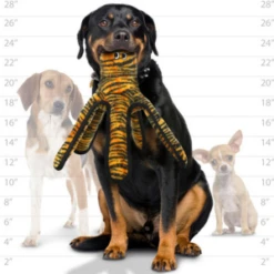 VIP Tuffy's Mega Octopus Tiger Print Dog Toy -Mutts And Co-us VIPTuffy sMegaOctopusTigerPrintDogToy 4