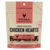 Vital Essentials Freeze-Dried Chicken Hearts Cat Treats .8 Oz 2 Vital Essentials Freeze-Dried Chicken Hearts Cat Treats .8 Oz -Mutts And Co-us VitalEssentialsFreeze DriedChickenHeartsCatTreats.8oz