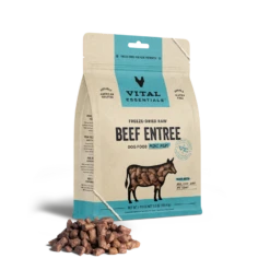 Vital Essentials Mini Nibs Beef Entree Freeze-Dried Dog Food