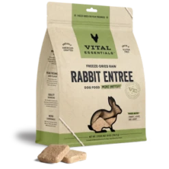Vital Essentials Mini Patties Rabbit Entree Freeze-Dried Dog Food