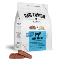Vital Essentials Raw Frozen Fusion Beef Dinner Patties 6 Lbs