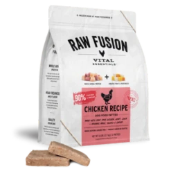 Vital Essentials Raw Frozen Fusion Chicken Dinner Patties 6 Lbs