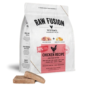 Vital Essentials Raw Frozen Fusion Chicken Dinner Patties 6 Lbs 3 Vital Essentials Raw Frozen Fusion Chicken Dinner Patties 6 Lbs