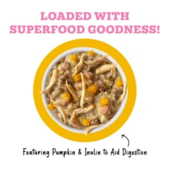 Weruva Awesome Functions Belly Chicken & Rice Canned Dog Food -Mutts And Co-us WeruvaAwesomeFunctionsBellyChicken VegetableCannedDogFood2