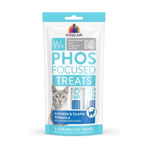 Weruva Wx Chicken & Tilapia Formula Lickable Cat Treats 5 Pack 3 Weruva Wx Chicken & Tilapia Formula Lickable Cat Treats 5 Pack