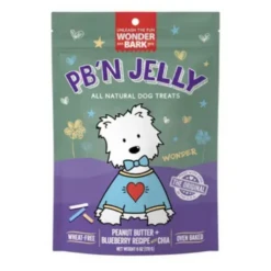 Wonder Bark Everyday PB N Jelly Crunchy Dog Treats 6 Oz