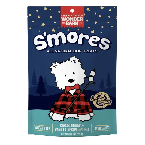 Wonder Bark Everyday S'mores Crunchy Dog Treats 6 Oz 3 Wonder Bark Everyday S'mores Crunchy Dog Treats 6 Oz