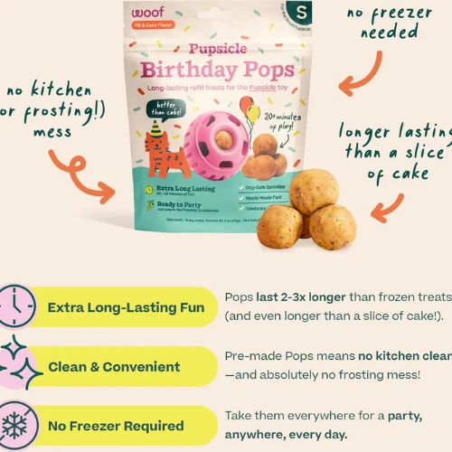Woof Pet Birthday Pupsicle Pops Refills Dog Treat 7 Woof Pet Birthday Pupsicle Pops Refills Dog Treat - Image 5