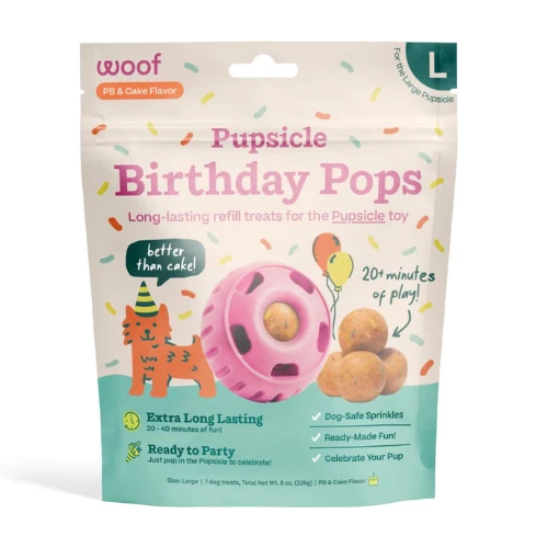 Woof Pet Birthday Pupsicle Pops Refills Dog Treat 3 Woof Pet Birthday Pupsicle Pops Refills Dog Treat