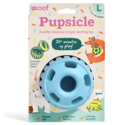 Woof Pet Pupsicle Birthday Buddy Blue Dog Toy