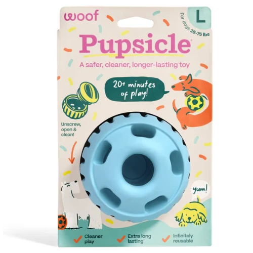 Woof Pet Pupsicle Birthday Buddy Blue Dog Toy 3 Woof Pet Pupsicle Birthday Buddy Blue Dog Toy